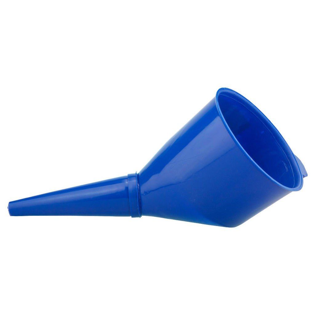 Angled Car Fuel Funnel with Filter, Blue-1