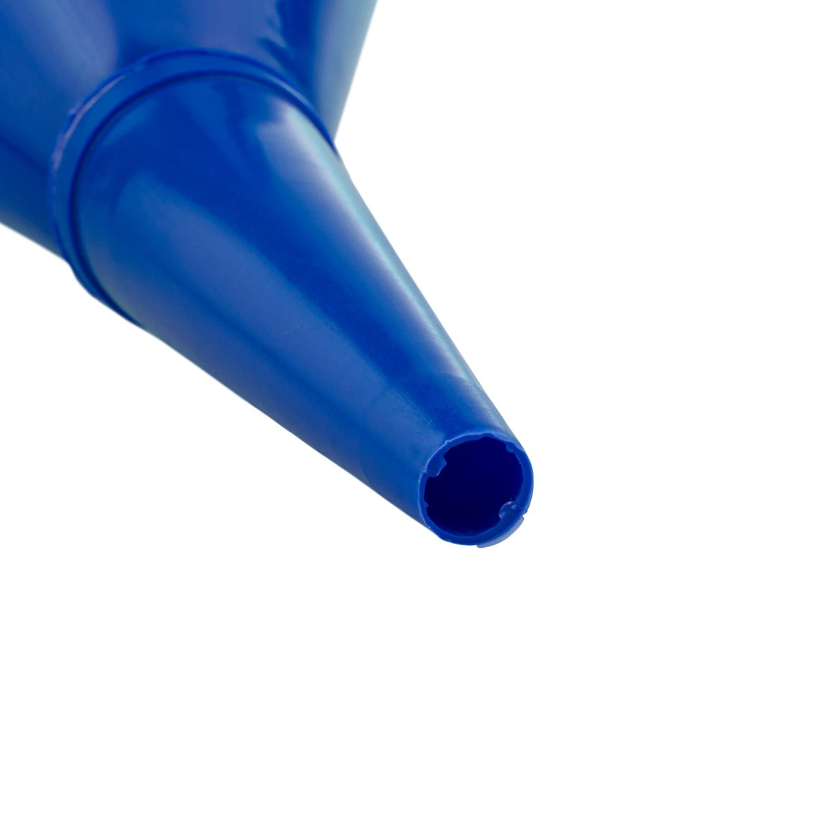 Angled Car Fuel Funnel with Filter, Blue-2